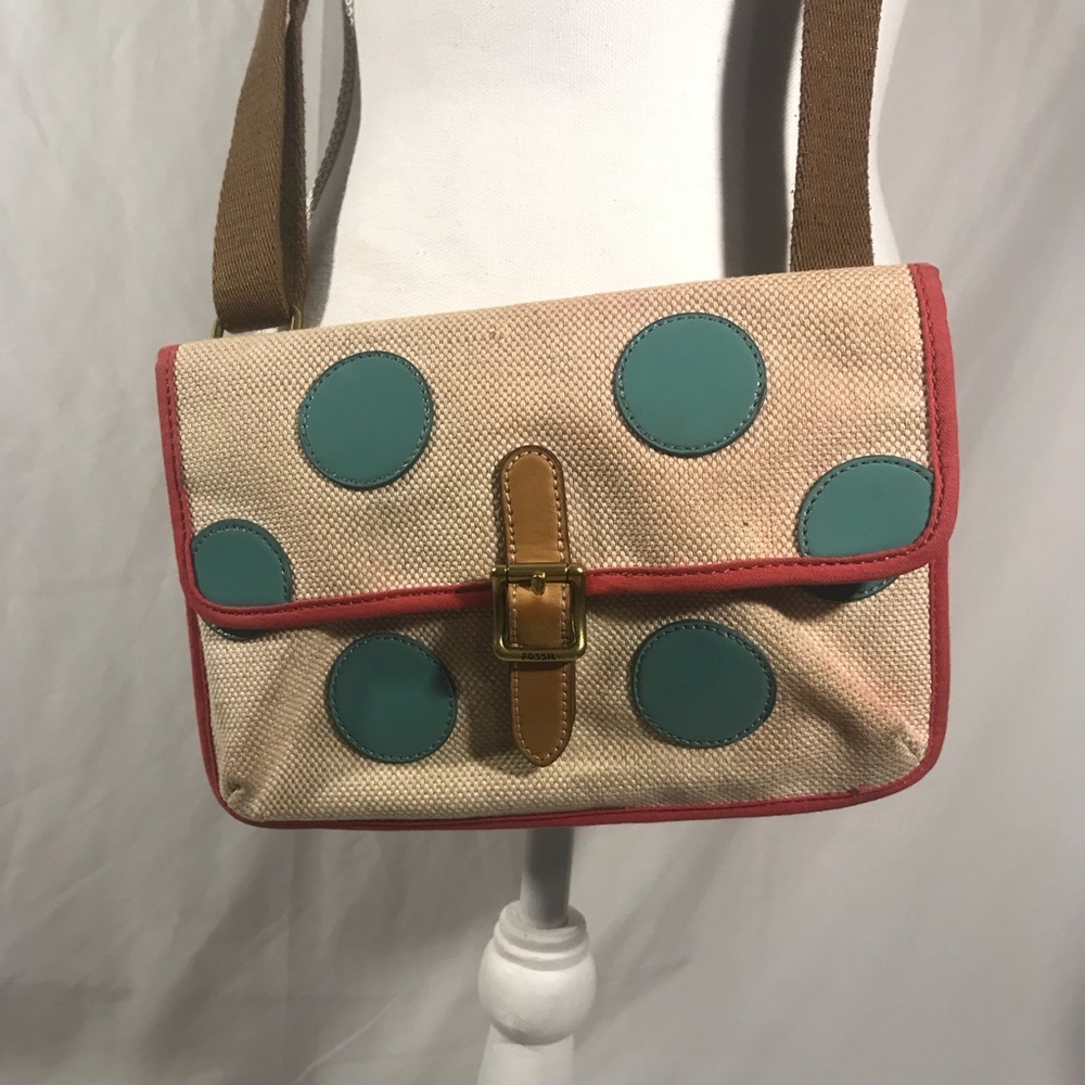 Mini Fossil Polkadot Crossbody Bag - Picture 2 of 7